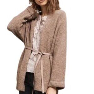 Anthropologie Moth Vallon Wool Blend Cardigan Sweater